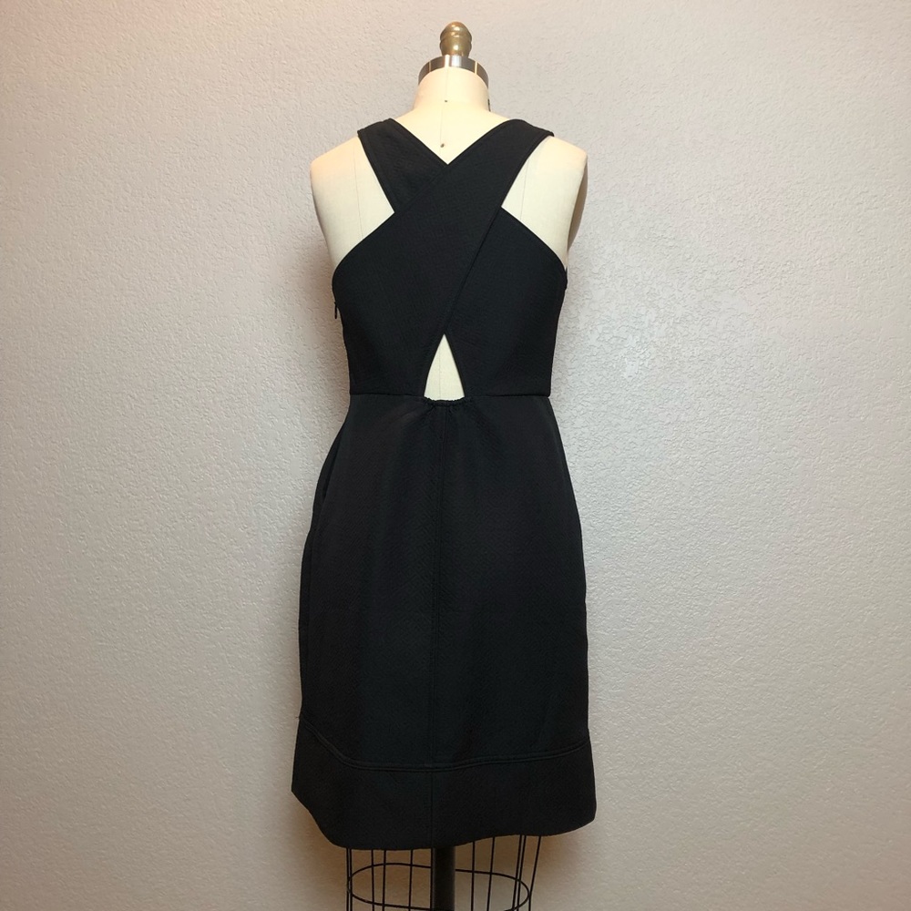 +A N T H R O+ Rockin Black Criss Cross Dress - Picture 3 of 7